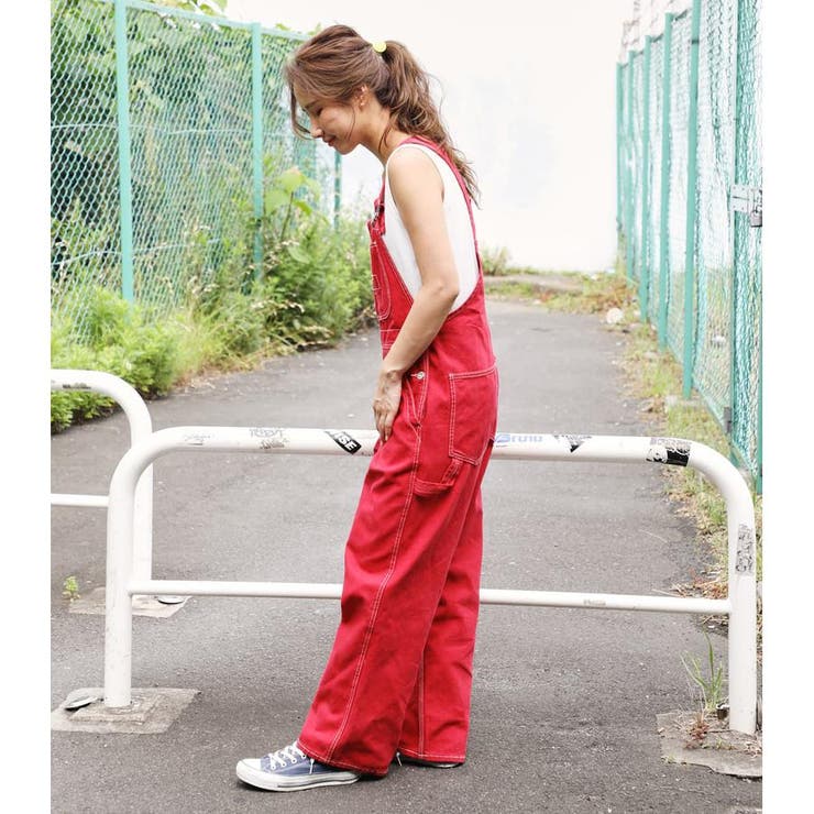 デニムスタッズオーバーオール[品番：BJLW0001865]｜RODEO CROWNS WIDE