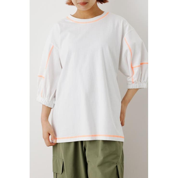 （WEB限定）ネオンステッチTEE | RODEO CROWNS WIDE BOWL | 詳細画像2 