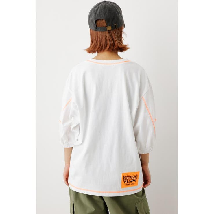 （WEB限定）ネオンステッチTEE | RODEO CROWNS WIDE BOWL | 詳細画像5 
