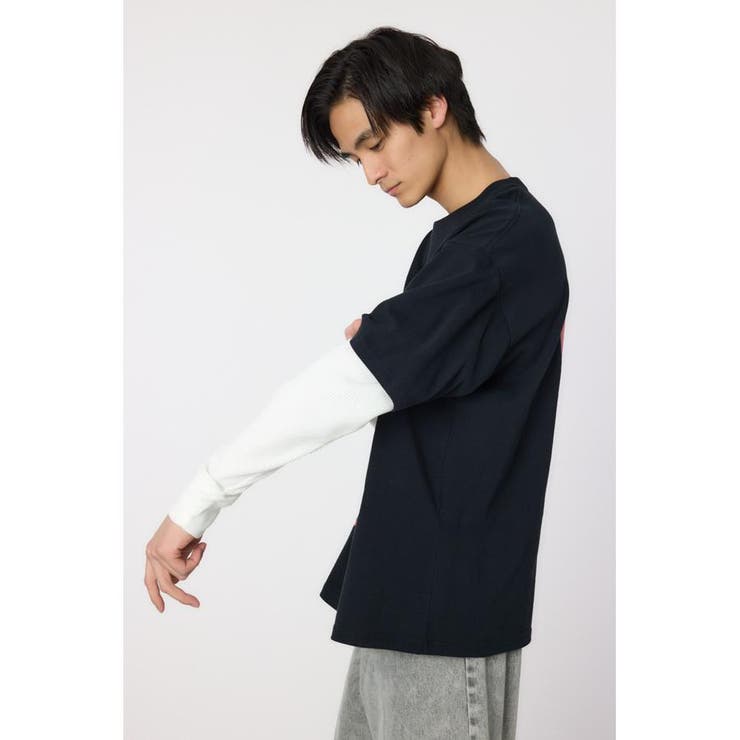 ハートパネルレイヤードロングスリーブTシャツ | RODEO CROWNS WIDE BOWL | 詳細画像24 