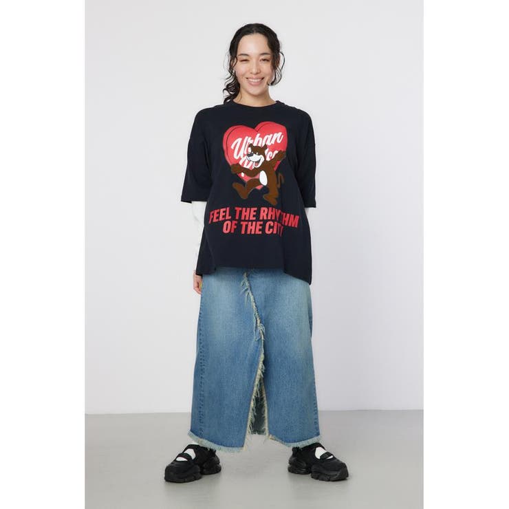 ハートパネルレイヤードロングスリーブTシャツ | RODEO CROWNS WIDE BOWL | 詳細画像20 