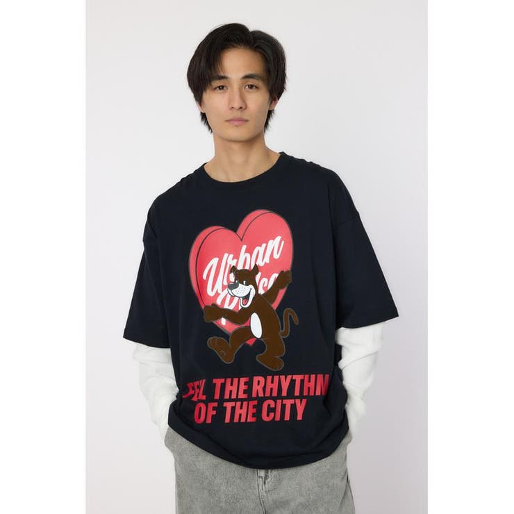 ハートパネルレイヤードロングスリーブTシャツ | RODEO CROWNS WIDE BOWL | 詳細画像23 