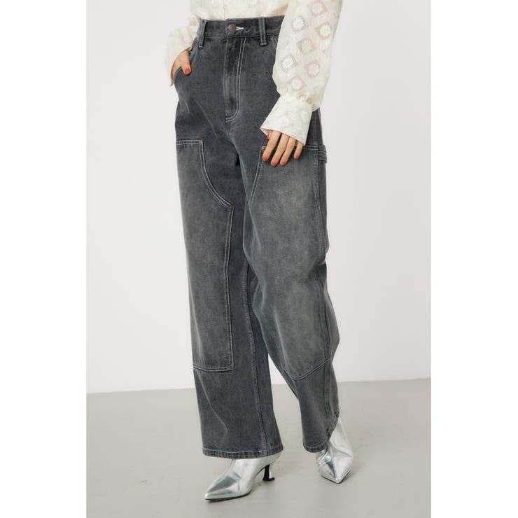 BLK | DOUBLE KNEE ペインターパンツ | RODEO CROWNS WIDE BOWL