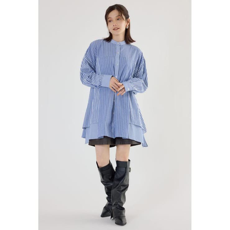 サイドティアードシャツチュニック[品番：BJLW0030906]｜RODEO