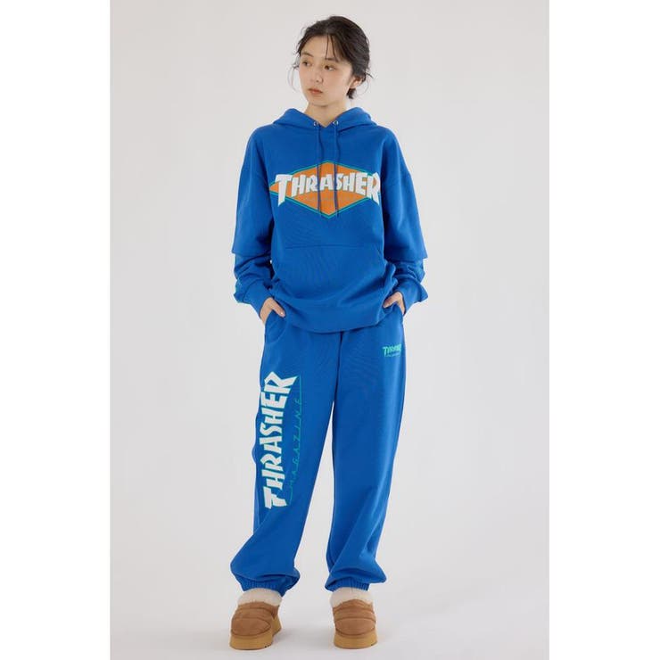 (THRASHER) レイヤードスウェットパーカー | RODEO CROWNS WIDE BOWL | 詳細画像17 