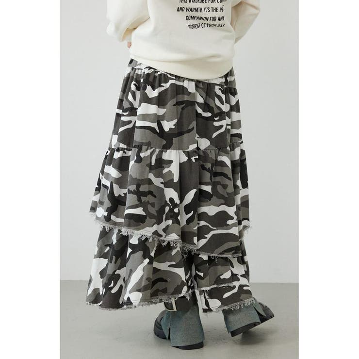 CAMOランダムティアードスカート | RODEO CROWNS WIDE BOWL | 詳細画像3 