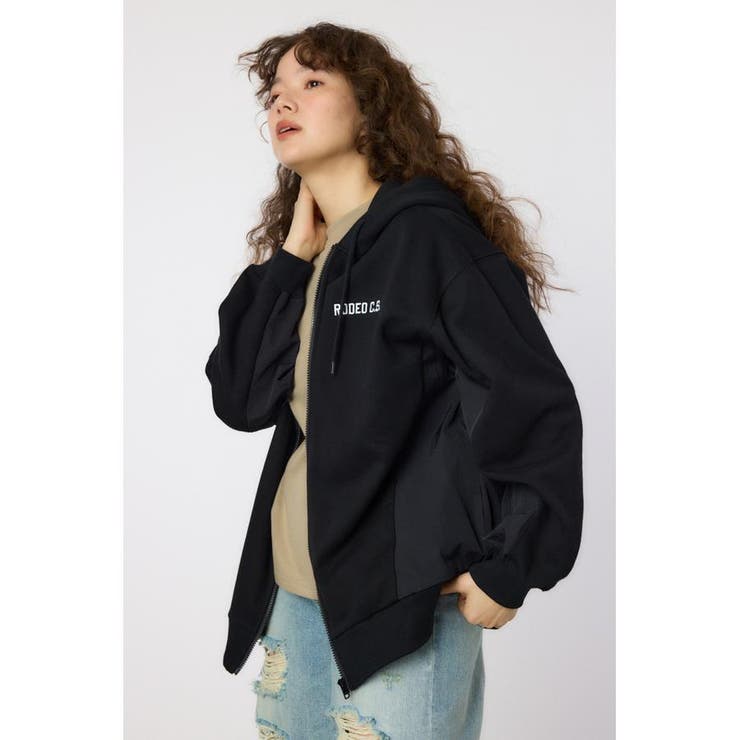 ナイロンアップリケロゴZIPパーカー | RODEO CROWNS WIDE BOWL | 詳細画像16 