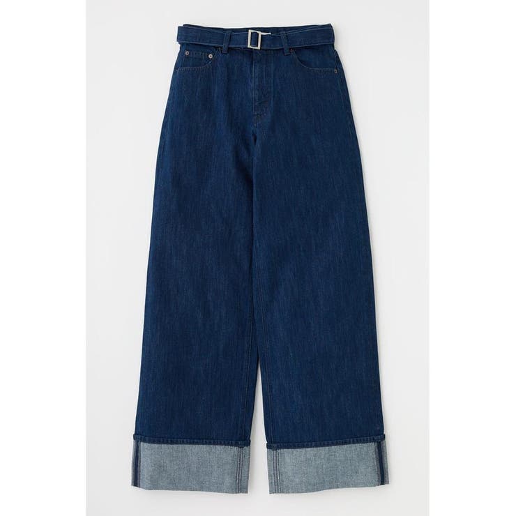BELTED WIDE ストレートデニム | MOUSSY OUTLET | 詳細画像15 