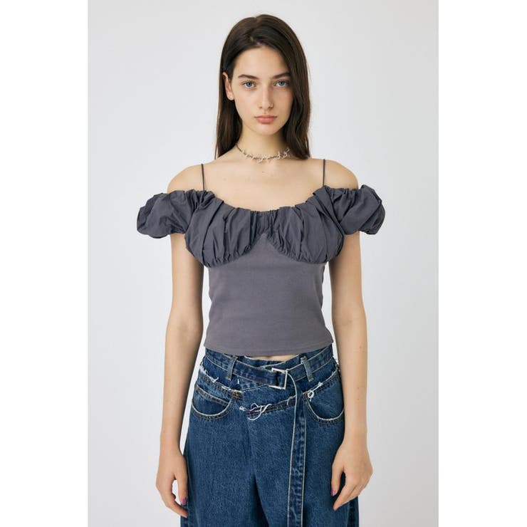 VOLUME SLEEVE DOCKING トップス | MOUSSY OUTLET | 詳細画像22 