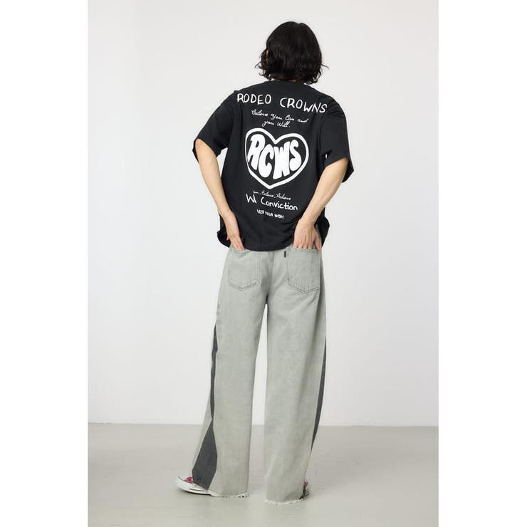 シームラインワイドデニムパンツ | RODEO CROWNS WIDE BOWL | 詳細画像8 