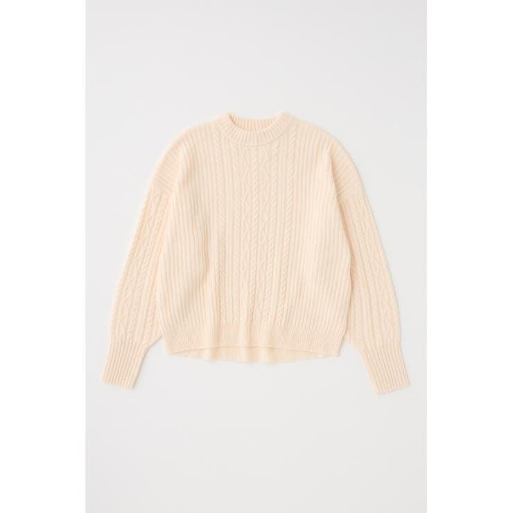 RIB CABLE ニットトップス | MOUSSY OUTLET | 詳細画像6 