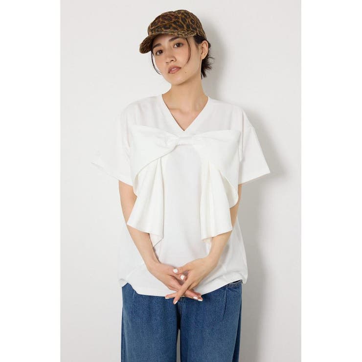 ビッグリボン2WAY Tシャツ | RODEO CROWNS WIDE BOWL | 詳細画像3 