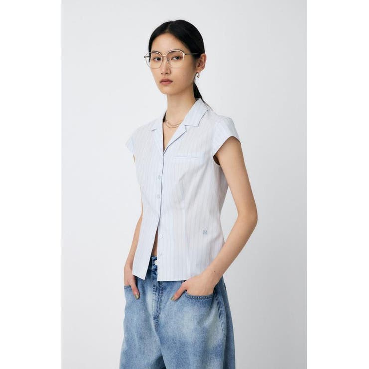 MICRO SLEEVE SHIRT ブラウス | MOUSSY OUTLET | 詳細画像10 