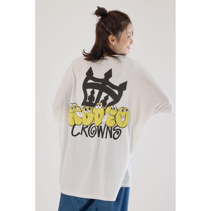 O/WHT1 | ストリートFace Logo Tワンピース | RODEO CROWNS WIDE BOWL