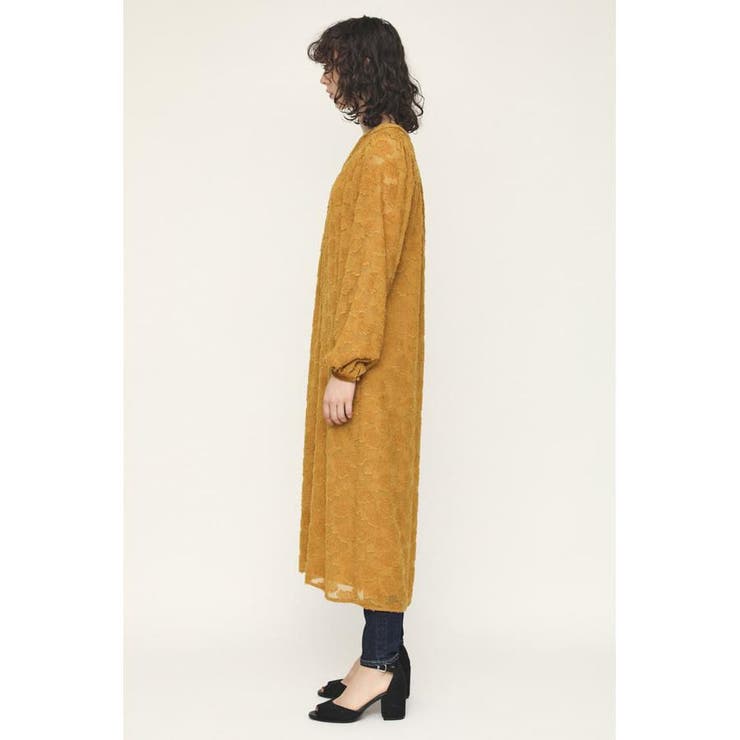 JACQUARD MOTTED GATHER ワンピース | SLY OUTLET | 詳細画像9