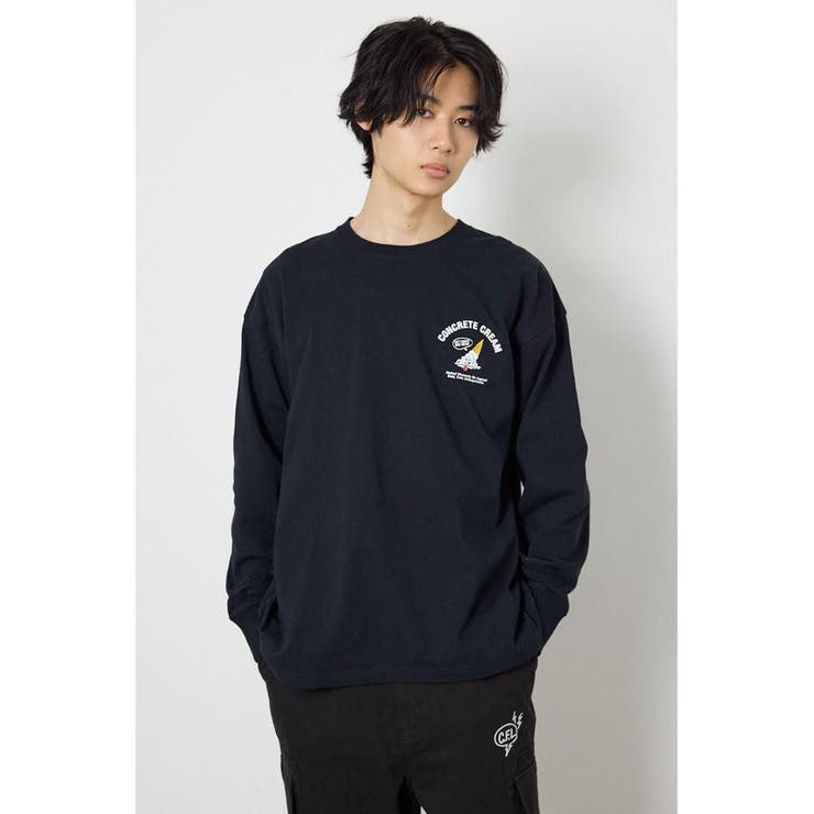 BLK | melting長袖Tシャツ | RODEO CROWNS WIDE BOWL
