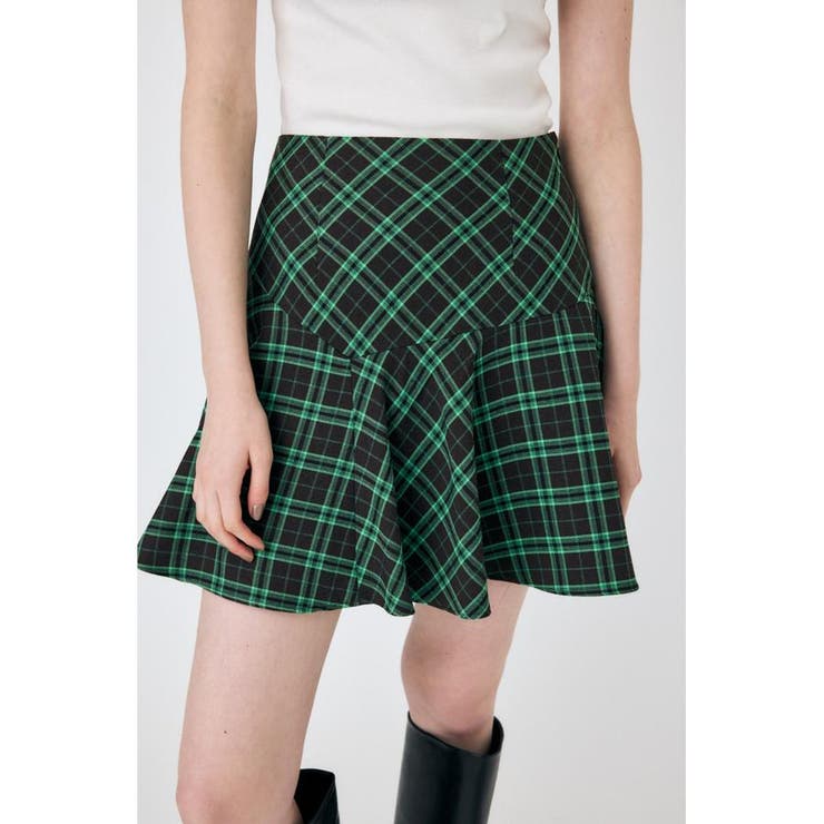 TARTAN ASSYMMETRY ミニスカート | MOUSSY OUTLET | 詳細画像12 
