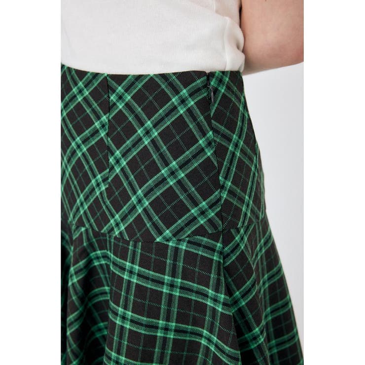TARTAN ASSYMMETRY ミニスカート | MOUSSY OUTLET | 詳細画像16 