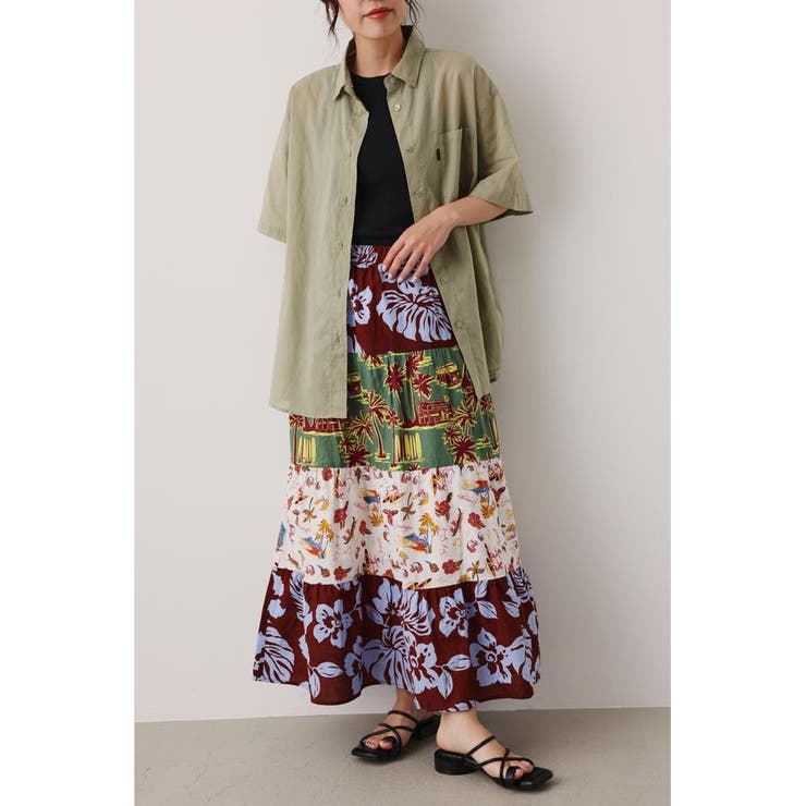 LOGO半袖シアーシャツ[品番：BJLW0025850]｜RODEO CROWNS WIDE