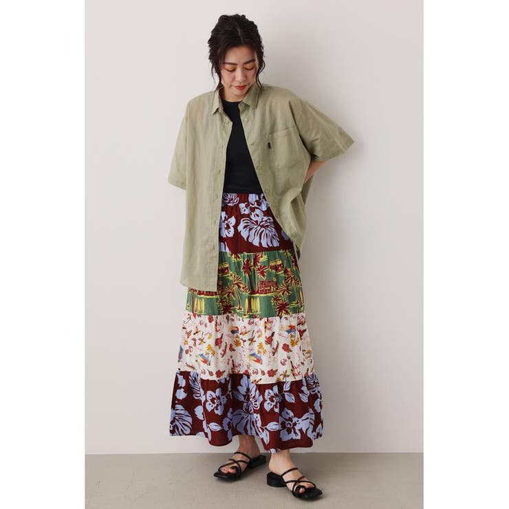 LOGO半袖シアーシャツ[品番：BJLW0025850]｜RODEO CROWNS WIDE