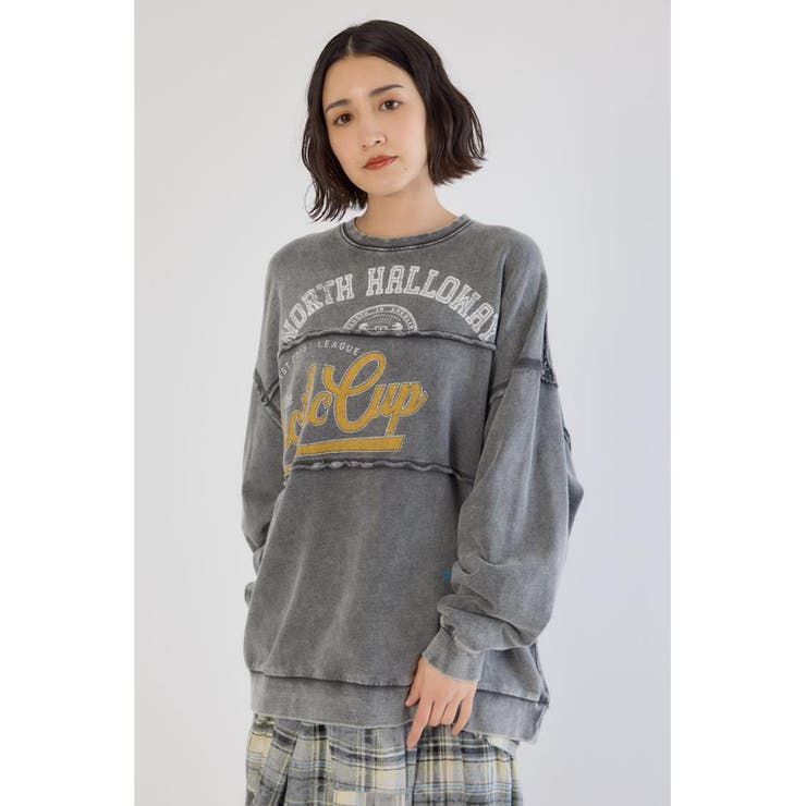 加工アウトシームスウェットトップス | RODEO CROWNS WIDE BOWL | 詳細画像13 