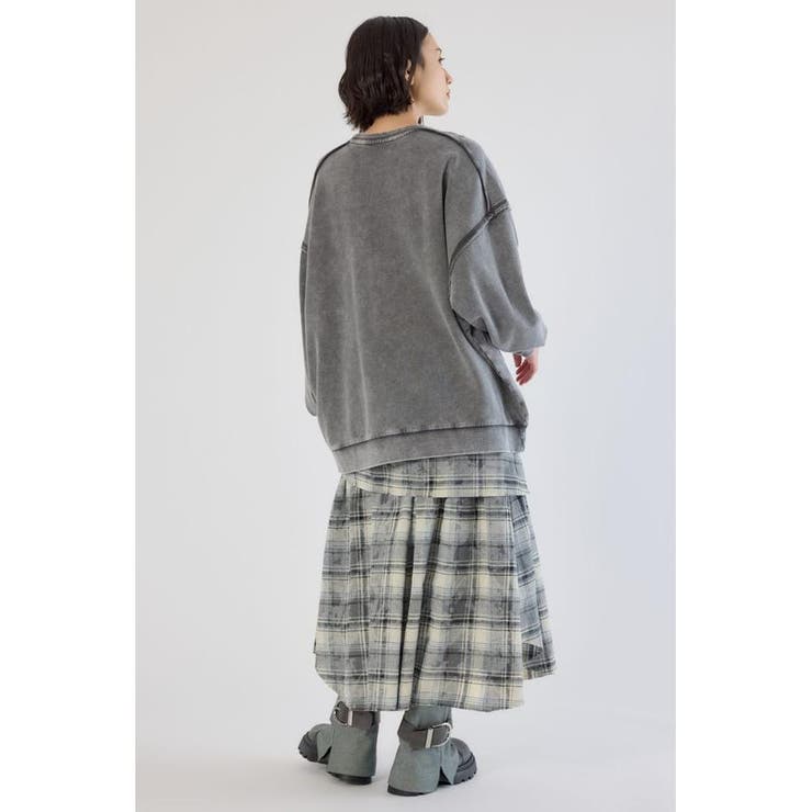 加工アウトシームスウェットトップス | RODEO CROWNS WIDE BOWL | 詳細画像17 