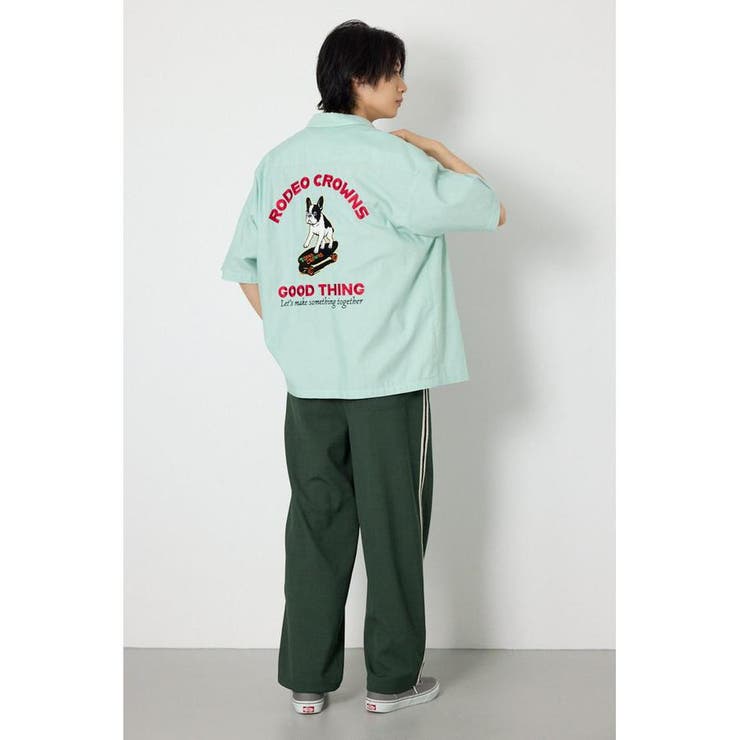 COOLMAX（R）ファブリック製・Frenchieシャツ | RODEO CROWNS WIDE BOWL | 詳細画像12 