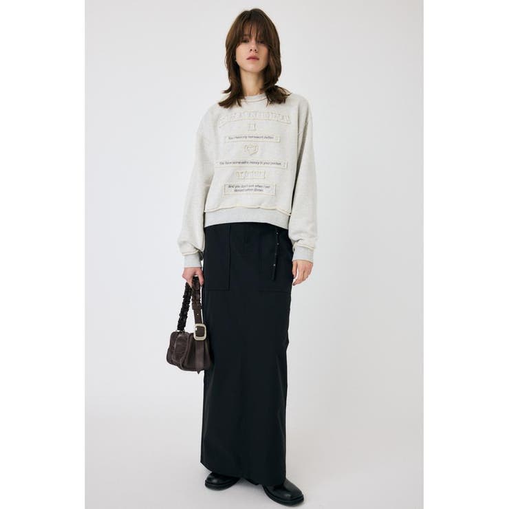 BLK | STRETCH マキシスカート | MOUSSY OUTLET