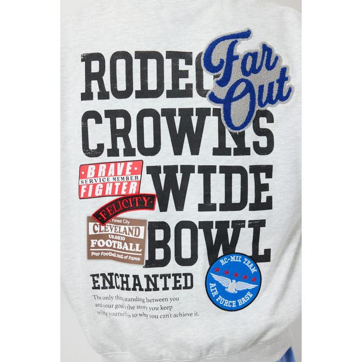 タイポグラフィーZIPパーカー | RODEO CROWNS WIDE BOWL | 詳細画像20 