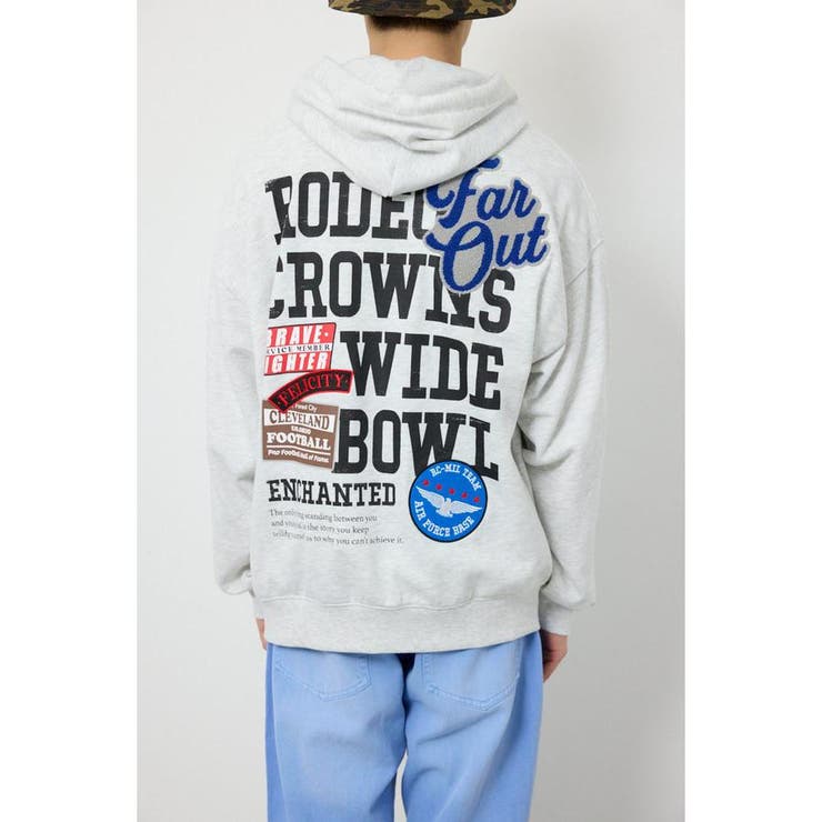 タイポグラフィーZIPパーカー | RODEO CROWNS WIDE BOWL | 詳細画像15 