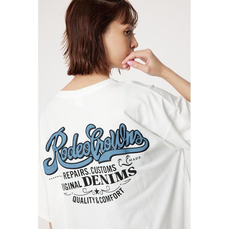デニムパッチTシャツ[品番：BJLW0027756]｜RODEO CROWNS WIDE
