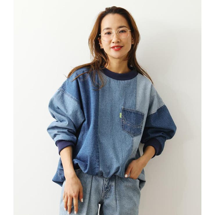 デニムドッキングトップス[品番：BJLW0018340]｜RODEO CROWNS WIDE