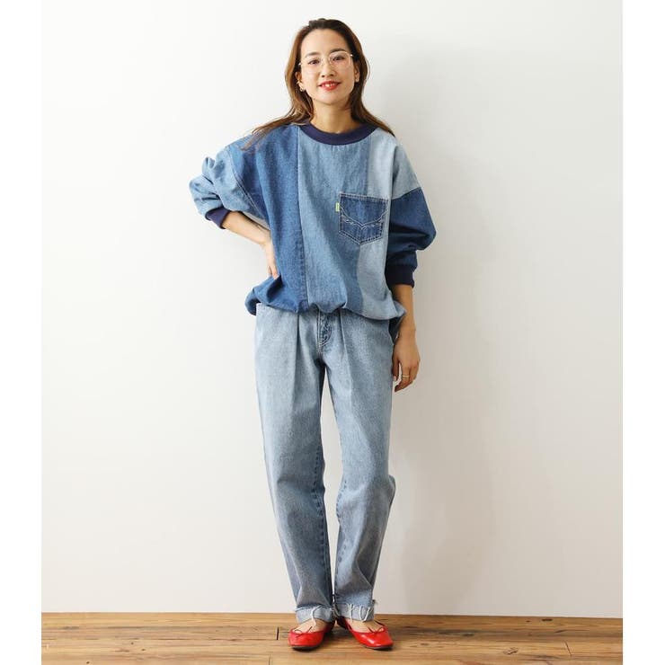 デニムドッキングトップス[品番：BJLW0018340]｜RODEO CROWNS WIDE