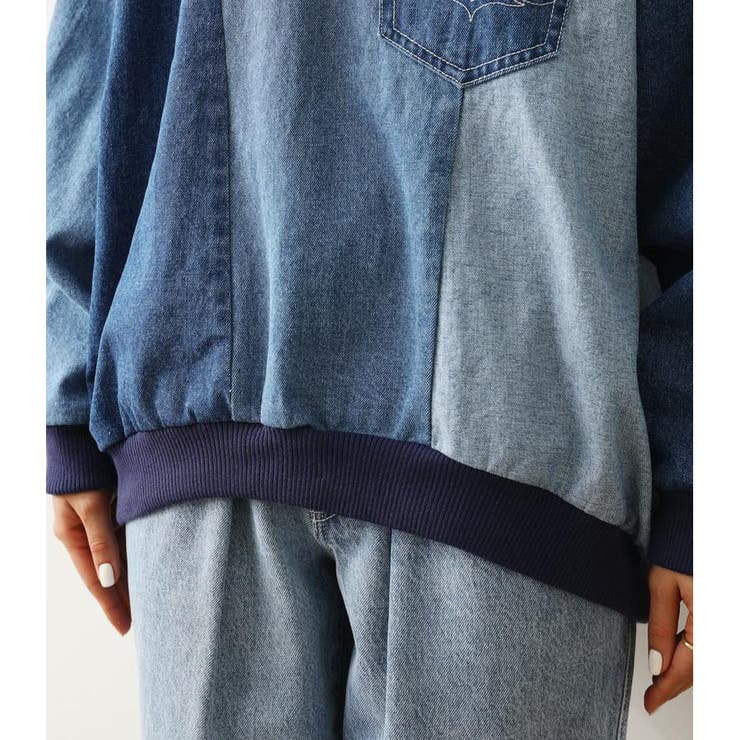 MICKEY)デニムドッキングトップス mickey™ culotte jeans blue Women's I Desigual.com