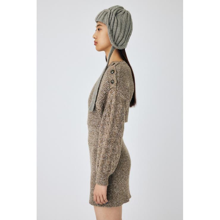 SHOULDER BUTTON ミニドレス | MOUSSY OUTLET | 詳細画像18 