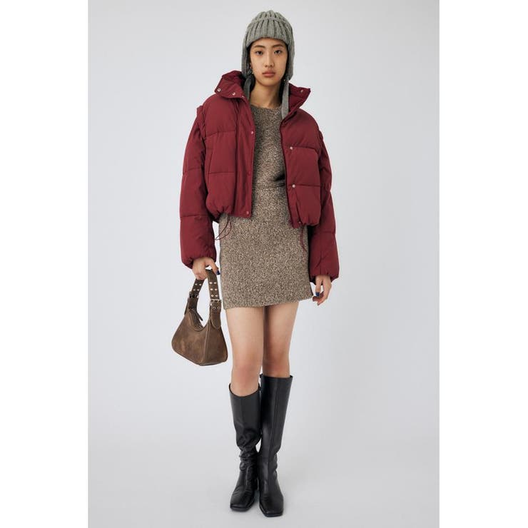 SHOULDER BUTTON ミニドレス | MOUSSY OUTLET | 詳細画像14 