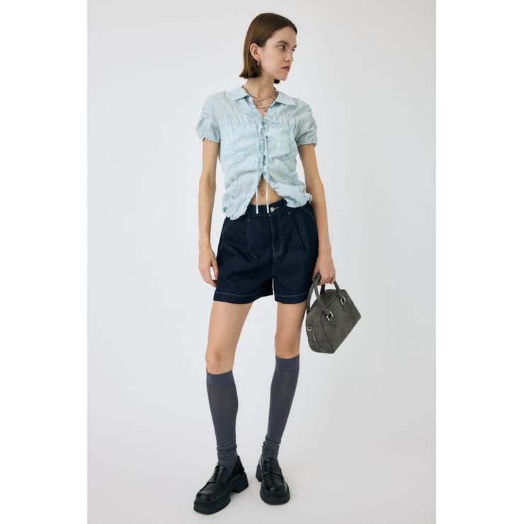 DENIM タック ショーツ | MOUSSY OUTLET | 詳細画像21 