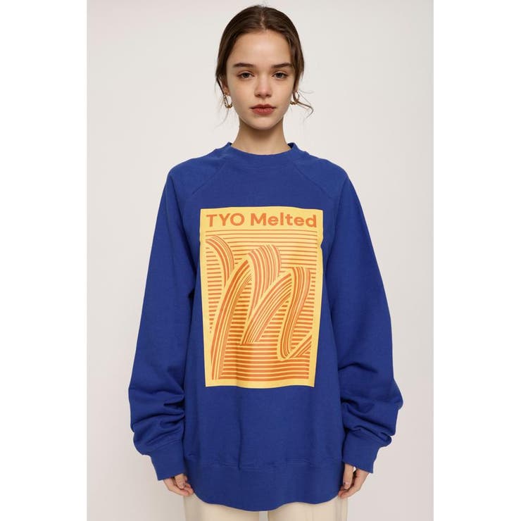 RAGLAN SLEEVE LOGO スウェット[品番：BJLW0024667]｜SLY OUTLET