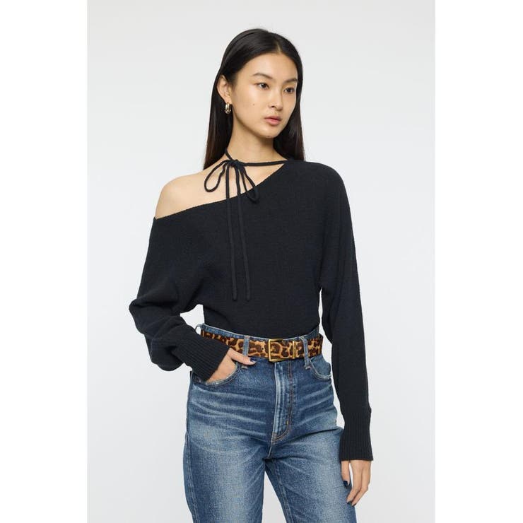 ONE SHOULDER ニットトップス | MOUSSY OUTLET | 詳細画像15 