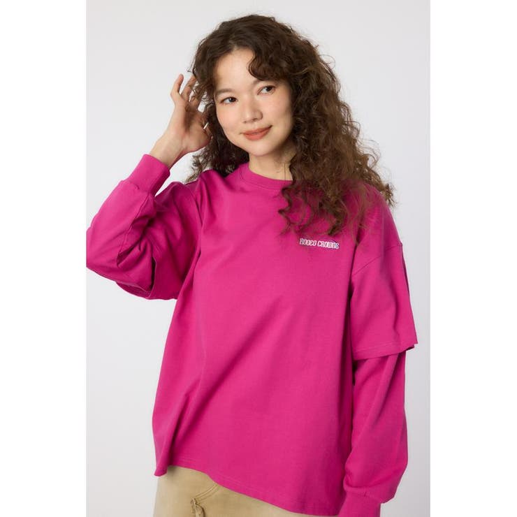 VintageフェイクレイヤードロングスリーブTシャツ | RODEO CROWNS WIDE BOWL | 詳細画像27 