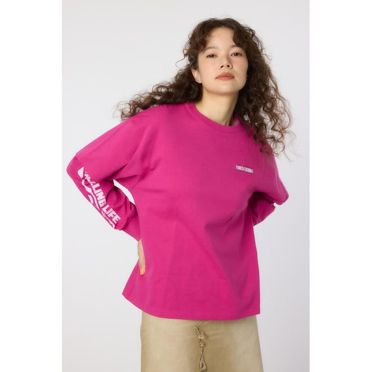 D/PNK3 | VintageフェイクレイヤードロングスリーブTシャツ | RODEO CROWNS WIDE BOWL