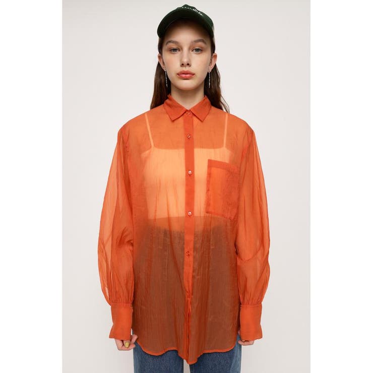 VOLUME SLEEVE SHEER シャツ[品番：BJLW0025533]｜SLY OUTLET（スライ