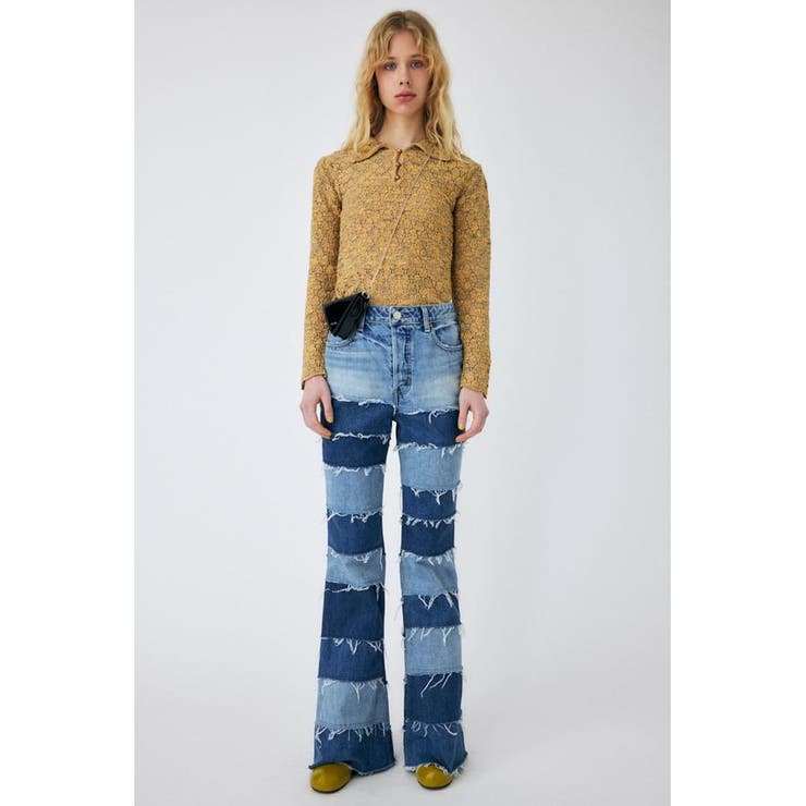 パンツ MOUSSY BLOCK PATCHING HW FLARE BLOCK PATCHING HW FLARE[品番：BJLW0024991]｜MOUSSY OUTLET