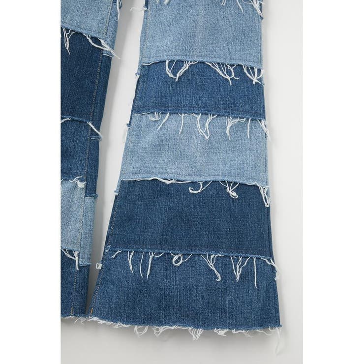 パンツ MOUSSY BLOCK PATCHING HW FLARE 楽天市場】【SALE／50%OFF】BLOCK PATCHING HW FLARE MOUSSY