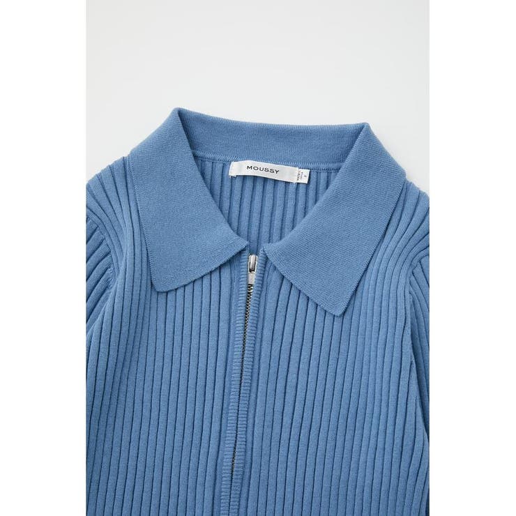 ZIP UP ニットトップス | MOUSSY OUTLET | 詳細画像6 