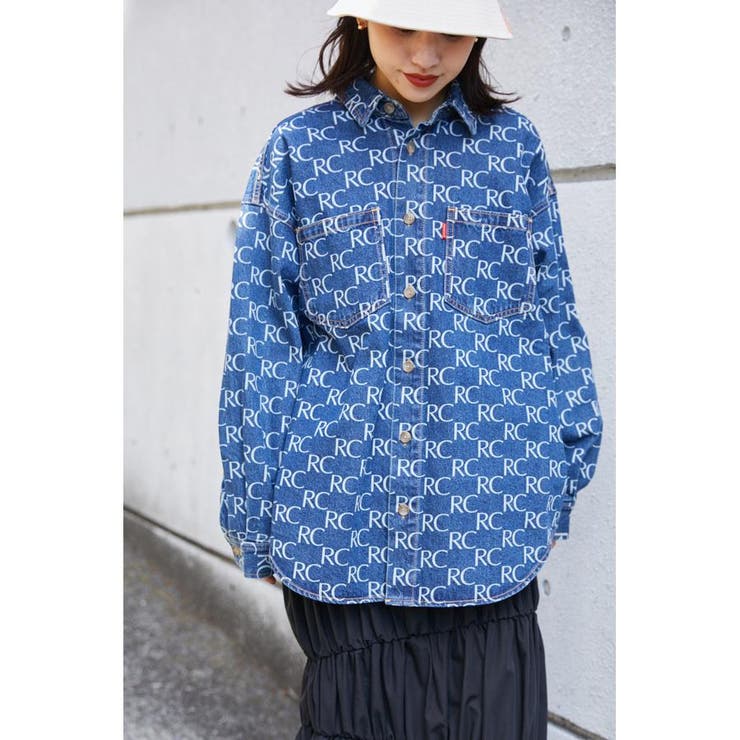 BLU | （WEB限定）MG LOGO DENIM JACKET | RODEO CROWNS WIDE BOWL