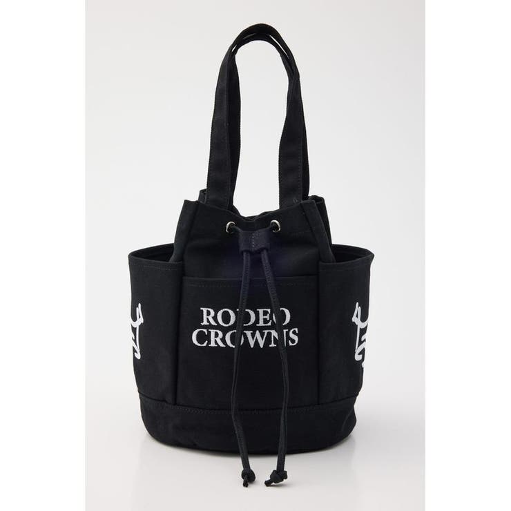 BLK | サイドポケットミドルトート | RODEO CROWNS WIDE BOWL