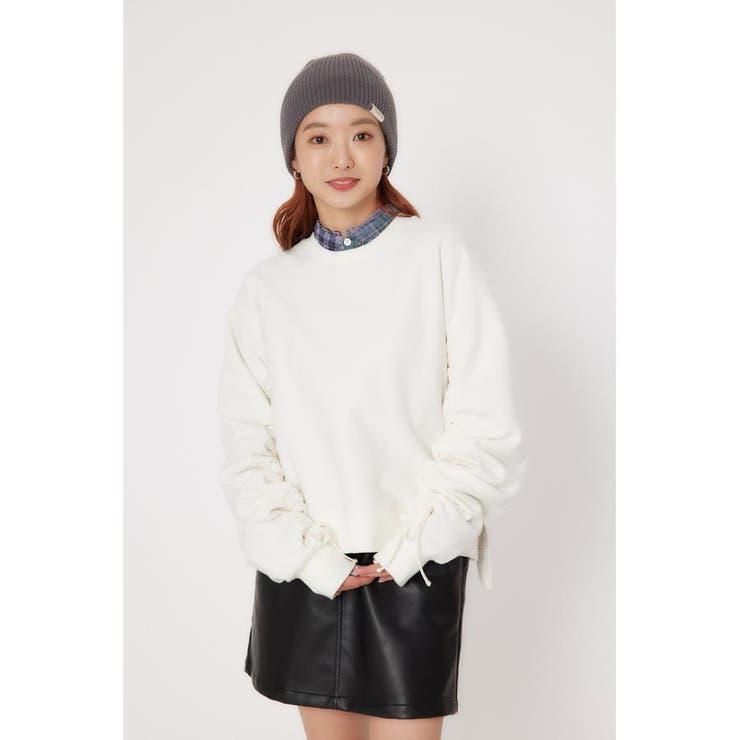 O/WHT1 | VTG SWEAT ドロストスリーブトップス | RODEO CROWNS WIDE BOWL