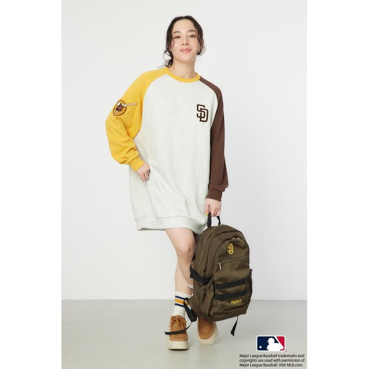 L/T.GRY1 | MLBラグランスウェットワンピース | RODEO CROWNS WIDE BOWL