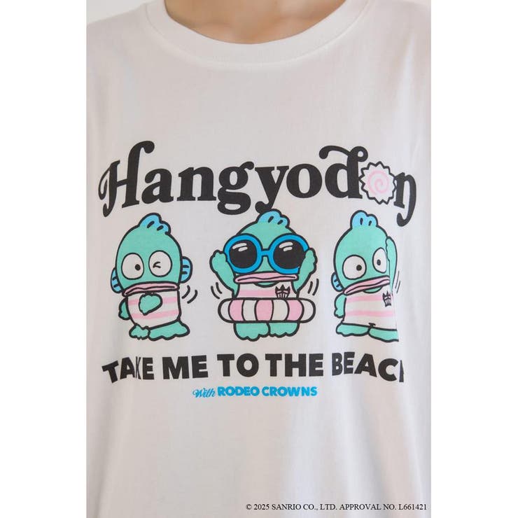 (サンリオキャラクターズ)ビーチハンギョドンTシャツ | RODEO CROWNS WIDE BOWL | 詳細画像14 
